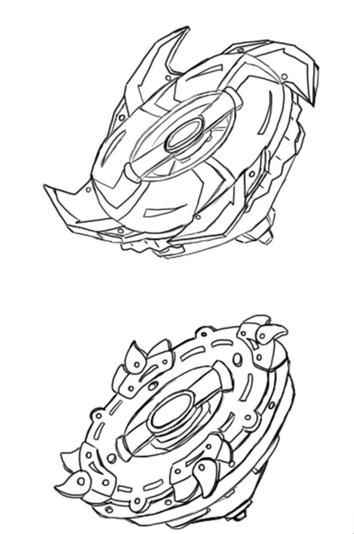 coloriage a imprimer de beyblade bust turbo