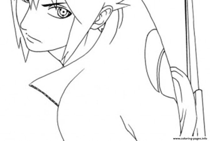 Naruto Coloring Pages Sasuke Coloring Naruto Sasuke Pages Anime Popular