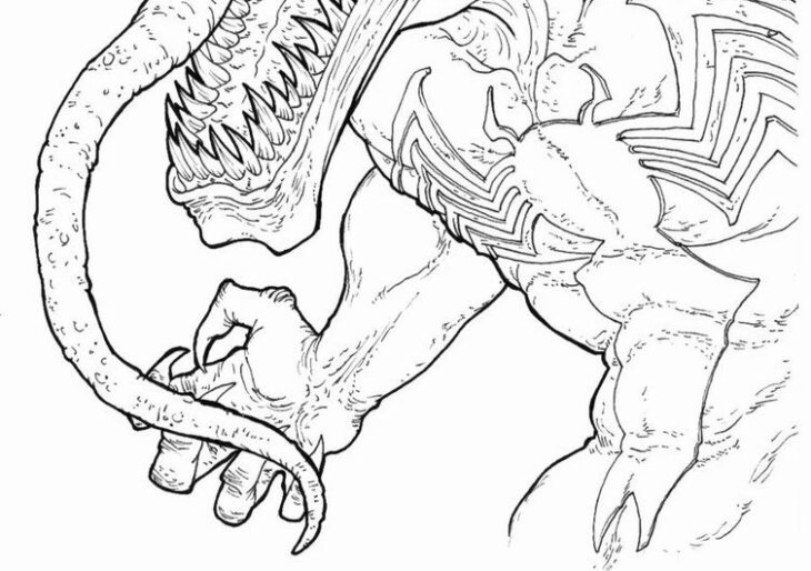 Venom And Spiderman Coloring Page Spiderman And Venom Coloring Page