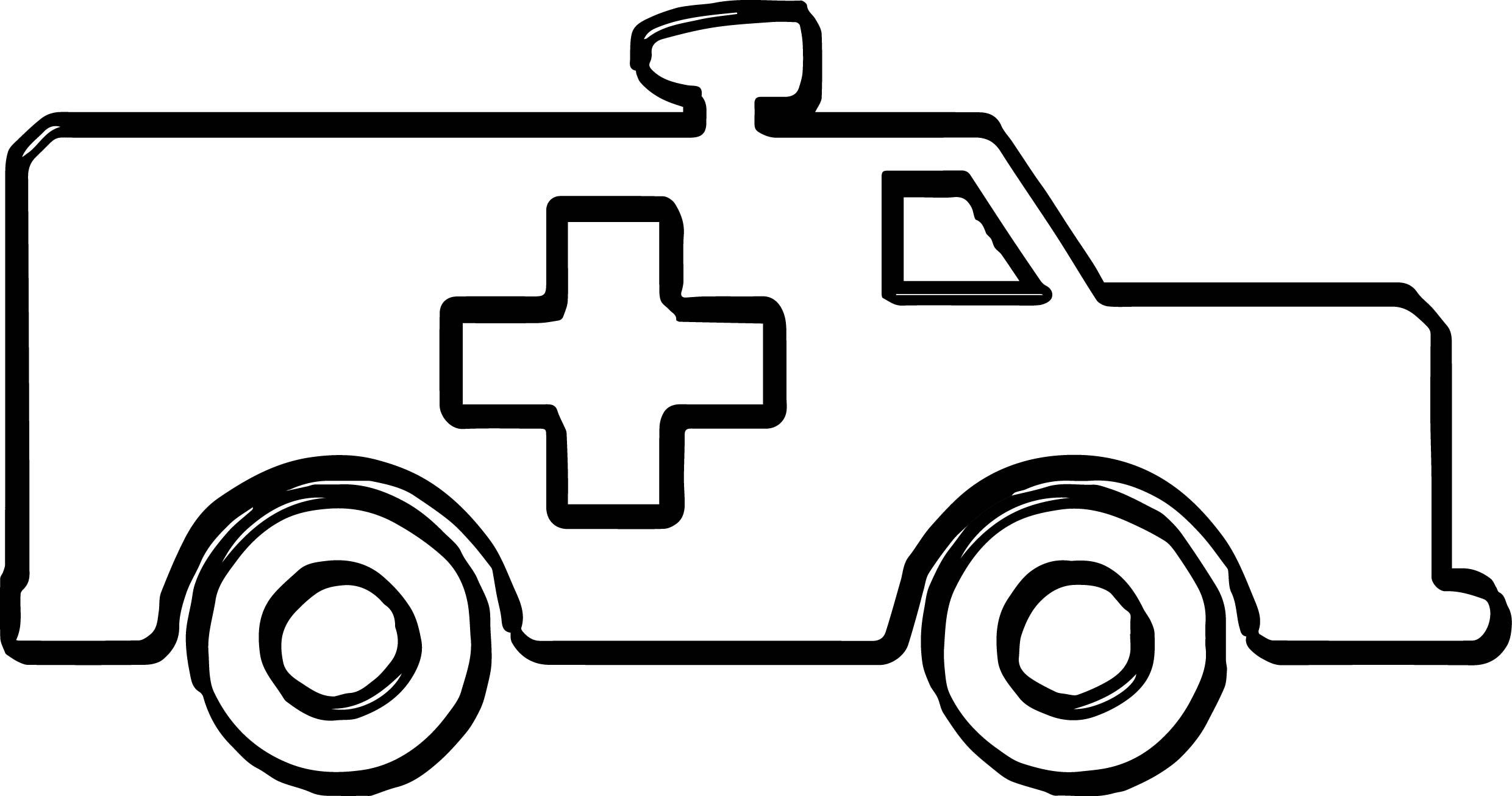 ambulance coloring pages