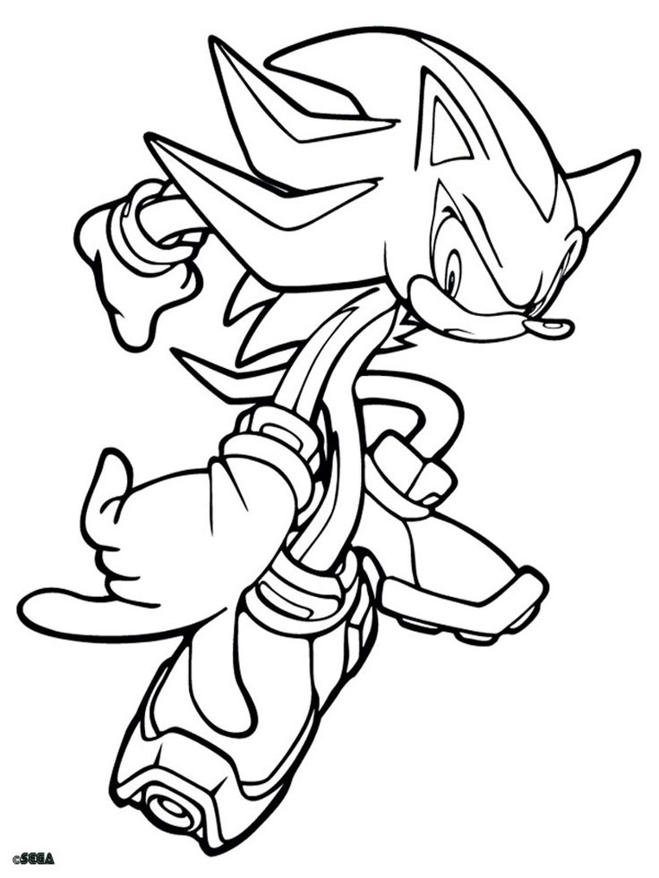 shadow high coloring pages