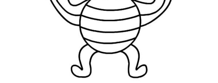 Coloring Bee Smiling Bees Coloring Pages Realistic