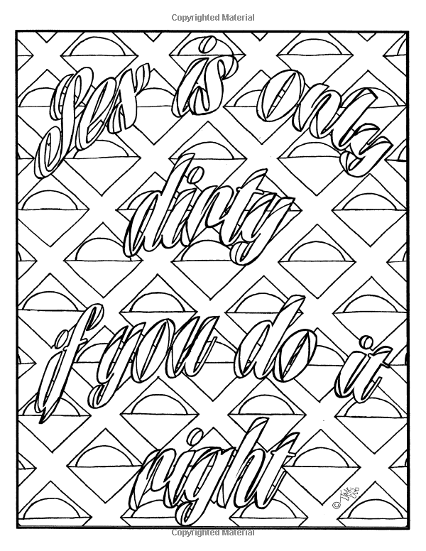 naughty coloring pages printable