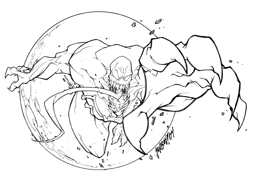 carnage coloring pages