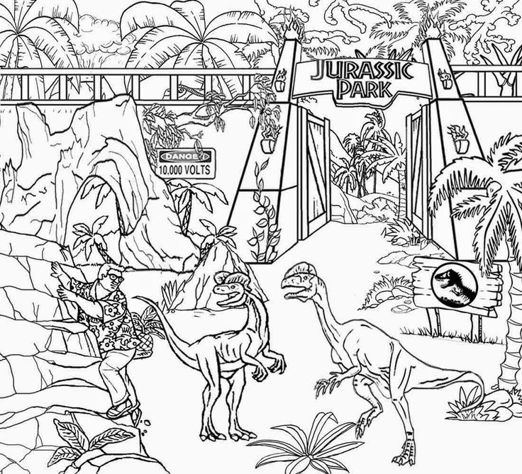 lego jurassic world coloring page