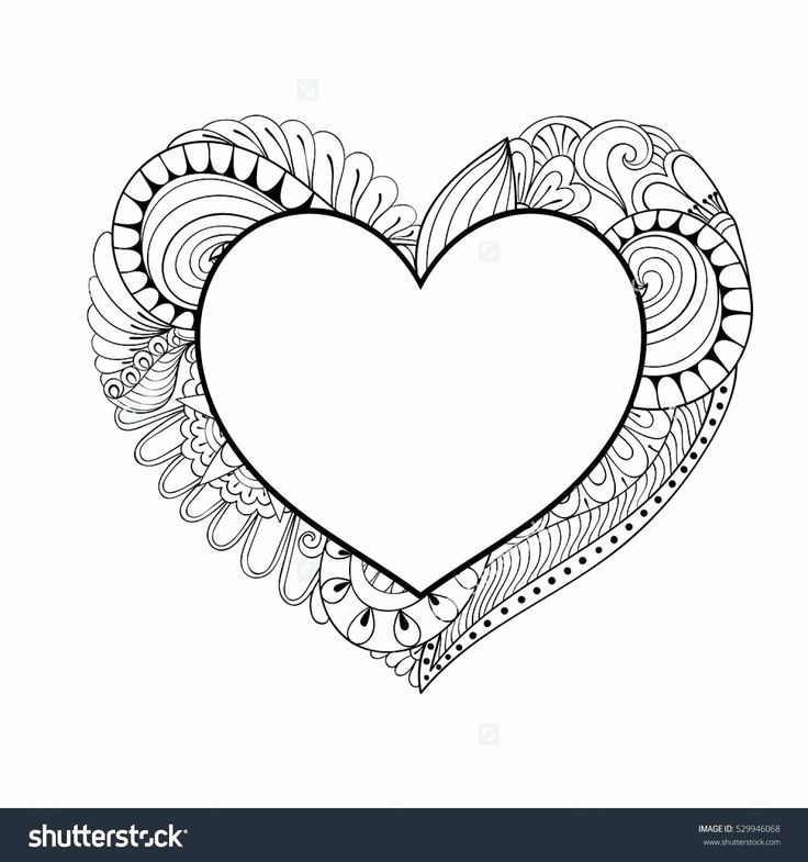 conversation heart coloring page