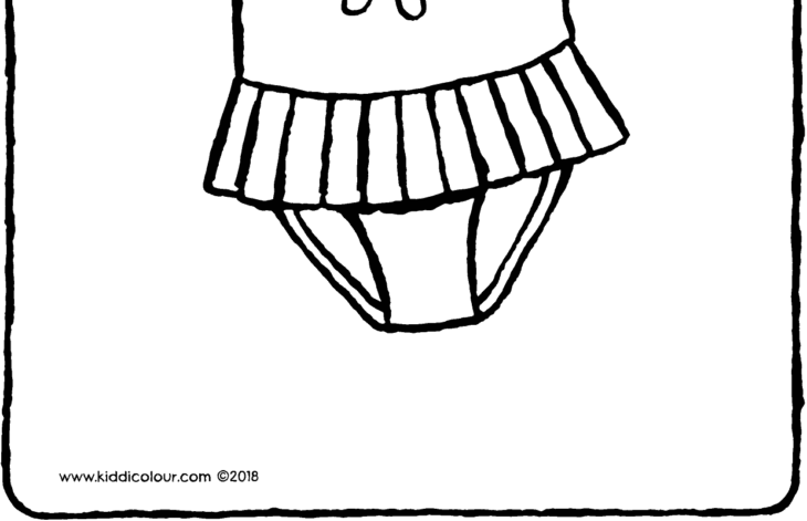 Bathing Suit Coloring Page Swimsuit Coloring Printable Page Coloring Pages