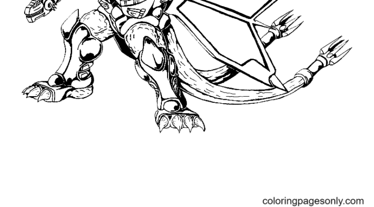 Printable King Ghidorah Coloring Pages King Ghidorah Coloring Pages 4 By Peter