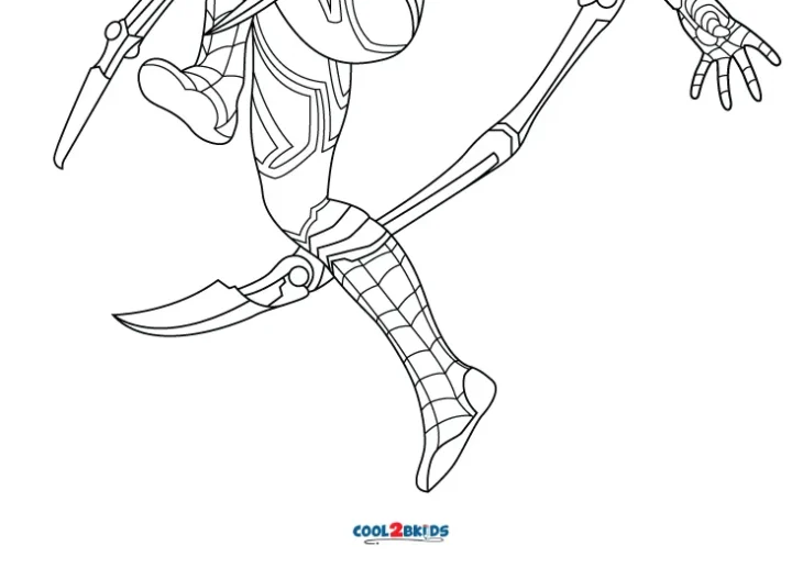 Iron Spiderman Coloring Pages Iron Spider Suit Coloring Pages : Iron Man,fantastic 4,superman