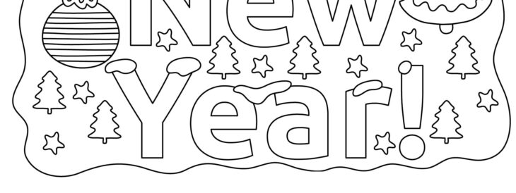 New Year 039 S Day Coloring Pages New Years Day Coloring Pages