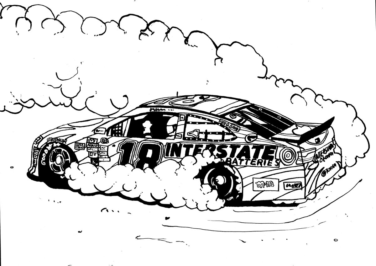 29+ Printable Nascar Coloring Pages - JamieCamrin