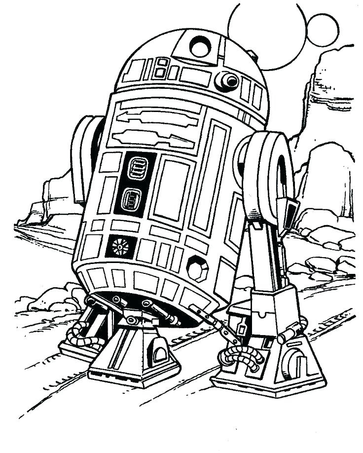 r2 d2 coloring page