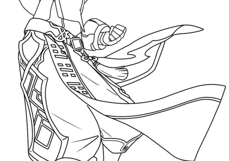 Printable Coloring Genshin Impact Coloring Pages Genshin Characters Coloring Pages