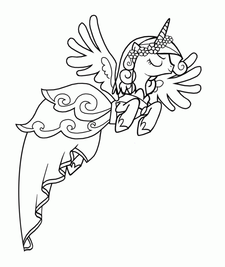 cadence twilight sparkle cadence my little pony coloring pages