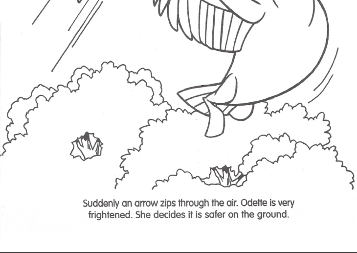 swan princess coloring pages