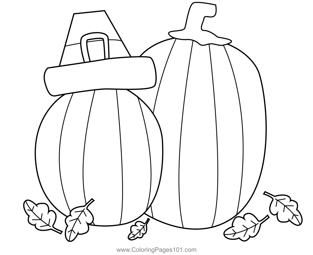 thanksgiving pumpkin coloring pages