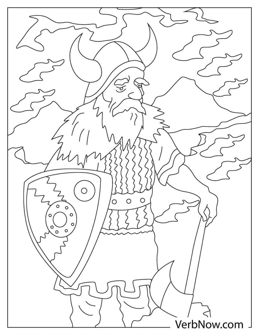 viking coloring pages for adults