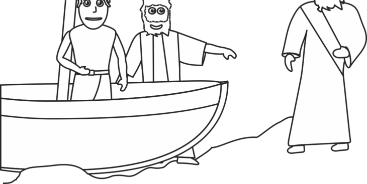 Jesus Calls Matthew Coloring Page Jesus Calls Matthew Coloring Page