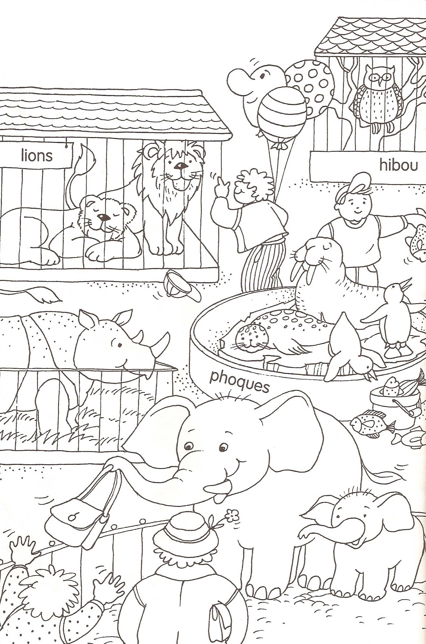 get dessin a imprimer zoo pics