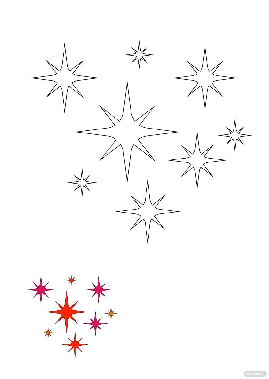 sparkle coloring pages