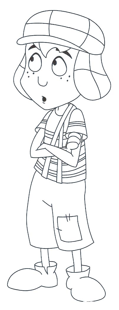 el chavo del ocho coloring pages