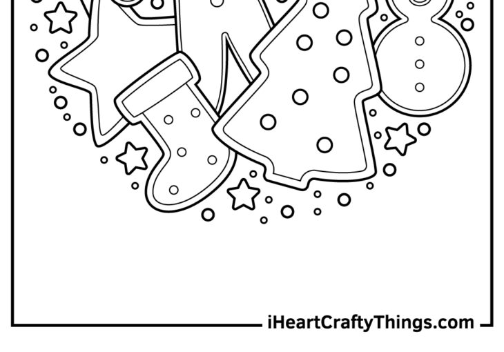 Printable Gingerbread Coloring Page Gingerbread Coloring Page