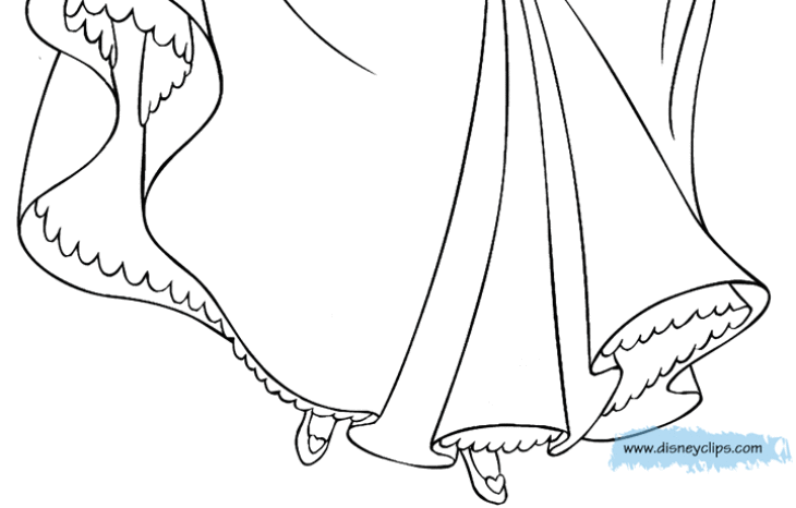 Cinderella Coloring Pages Disney Disney Princess Cinderella Coloring Pages