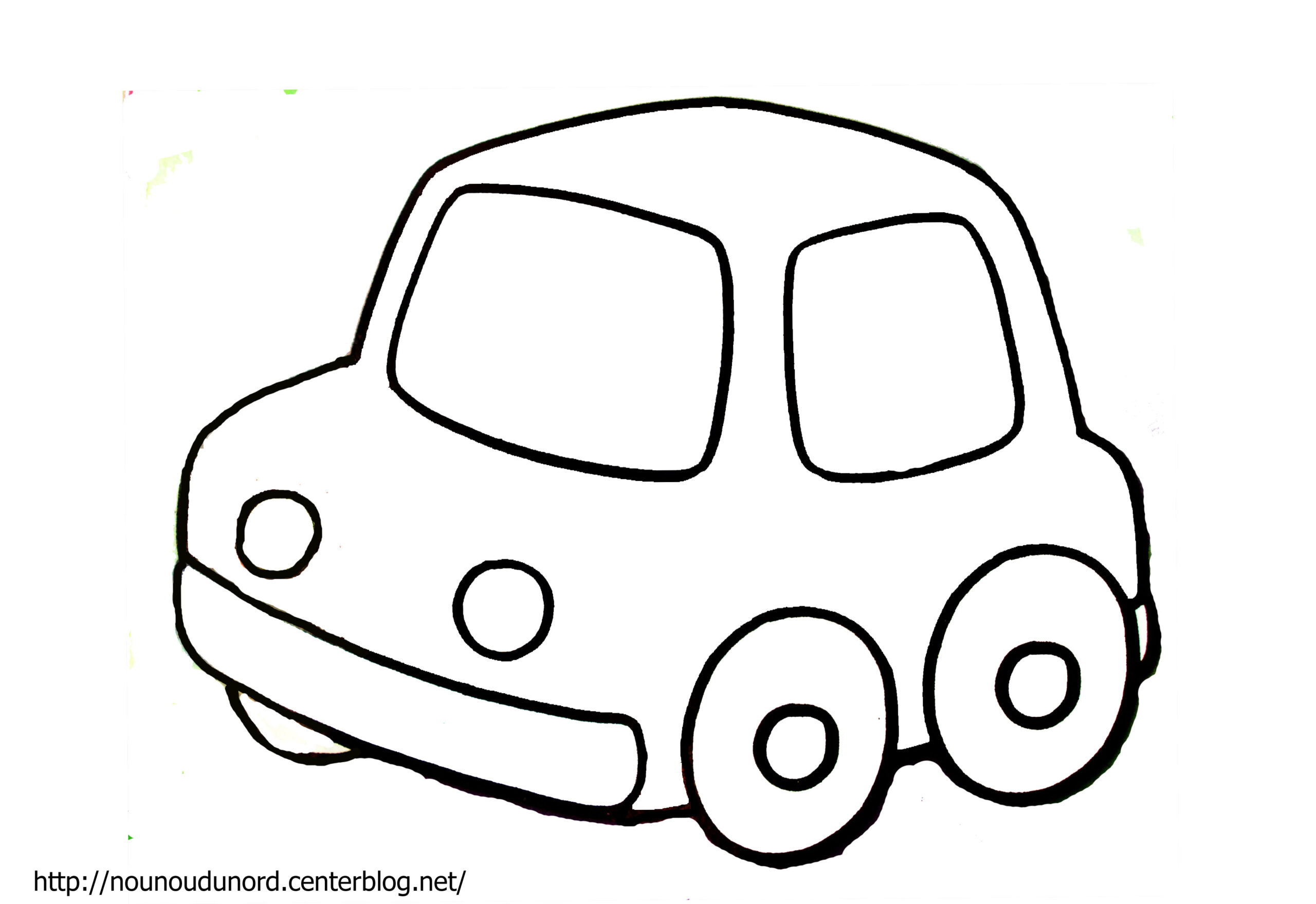 dessin a colorier et a imprimer voiture