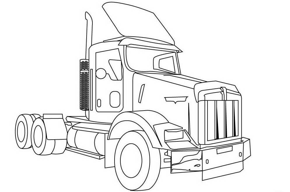 Dump Truck Pictures For Kids - Coloring Home