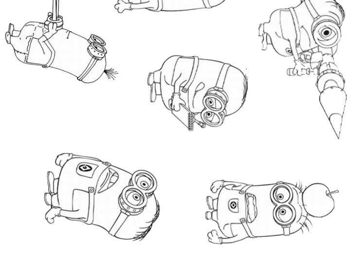 Despicable Me Coloring Pages Free Printable Despicable Me Coloring Pages For Kids