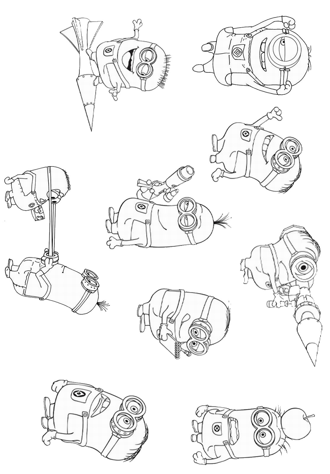 despicable me coloring pages