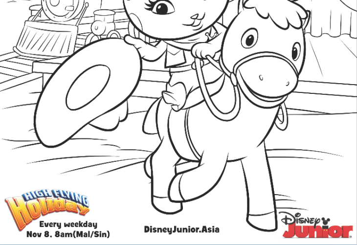 Sheriff Callie Coloring Page Sheriff Callie Coloring Pages Getcolorings Jacqueline