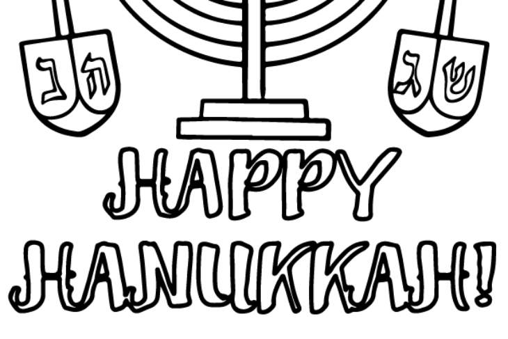 Hanukkah Menorah Coloring Page Hanukkah Menorah, Menorah, Hanukkah