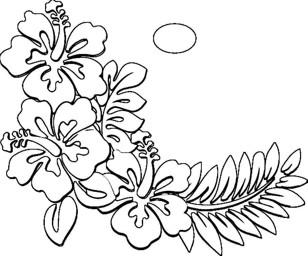 hawaii coloring pages free