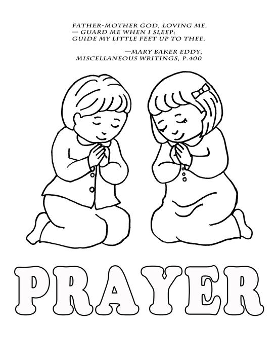 jesus praying coloring page