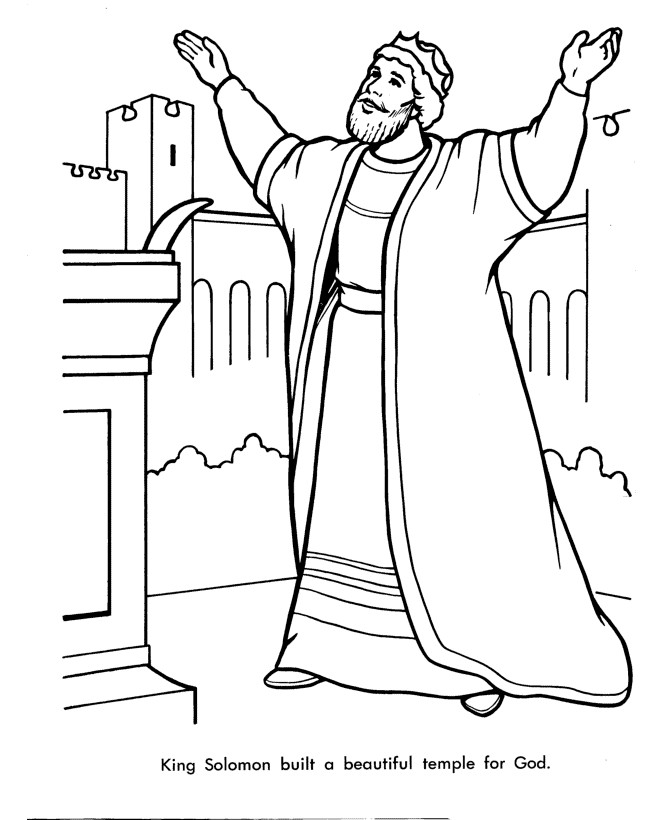 david coloring page