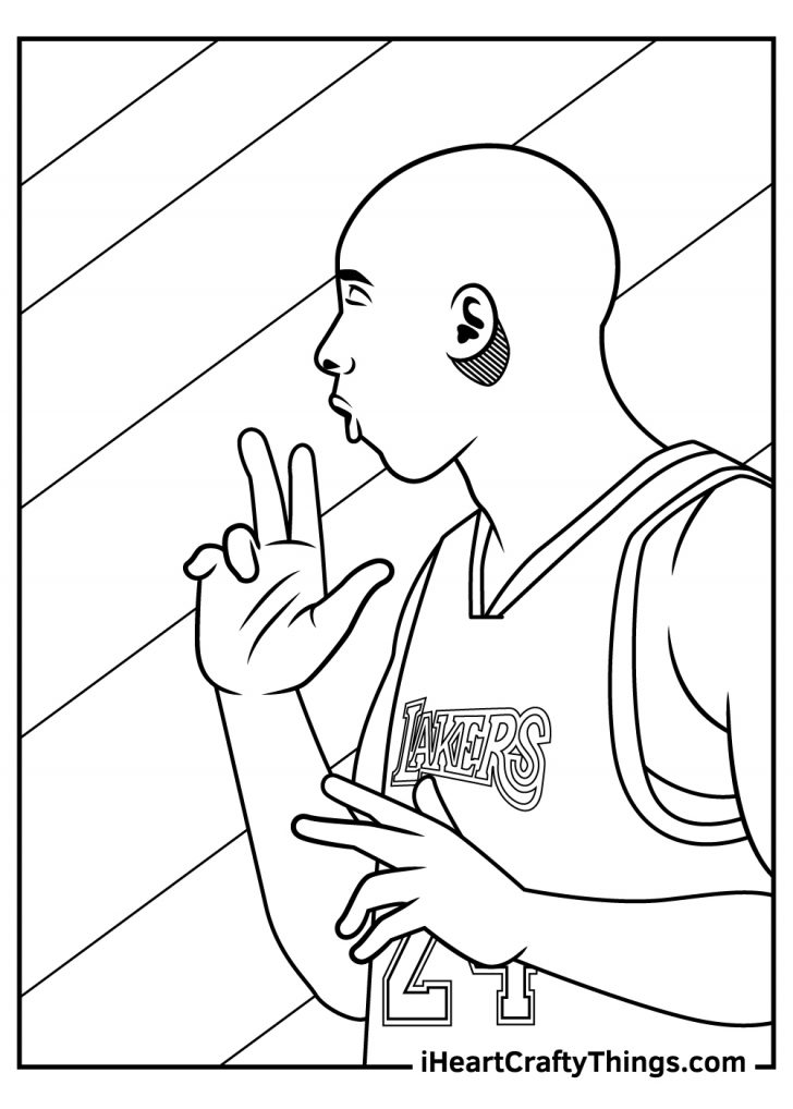 kobe coloring page