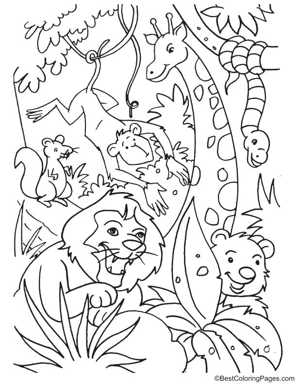 jungle cruise coloring pages