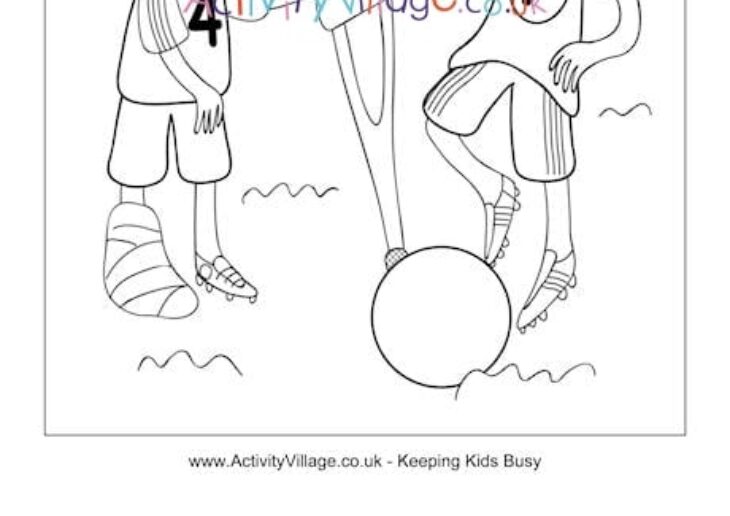 Broken Leg Coloring Pages Cartoon With Broken Leg