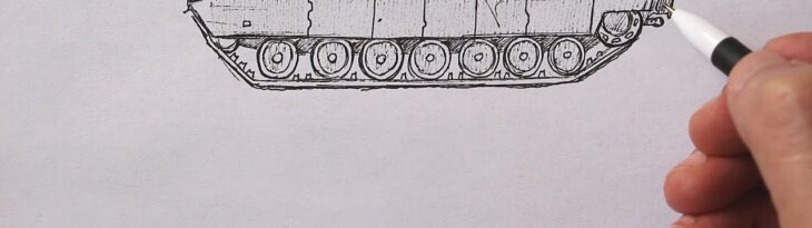 Dessin De Tank Facile Panzer Tank Coloring Page