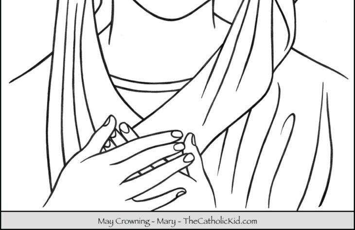 Mary Coloring Pages Catholic Mary Archives