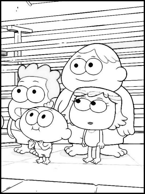 big city greens family coloring pages