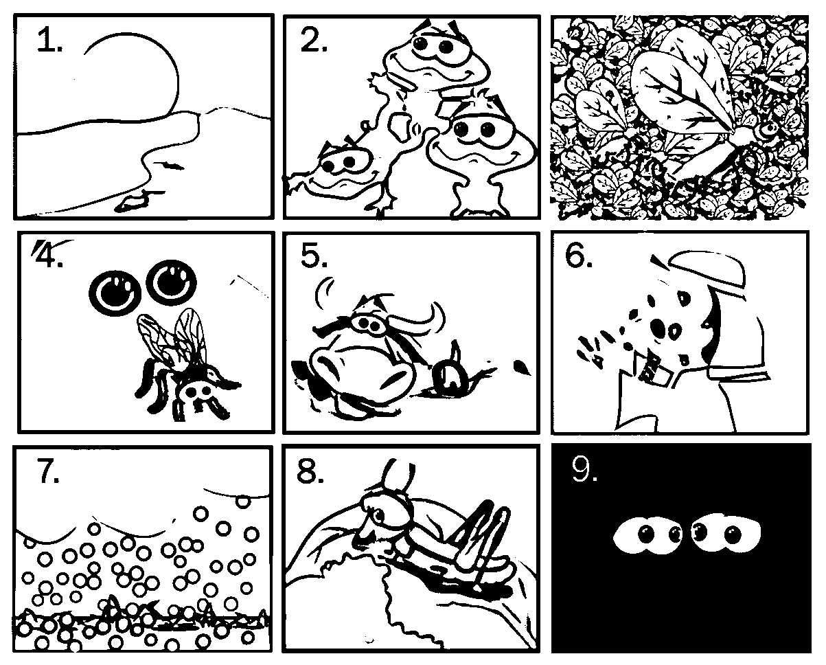 ten plagues coloring page