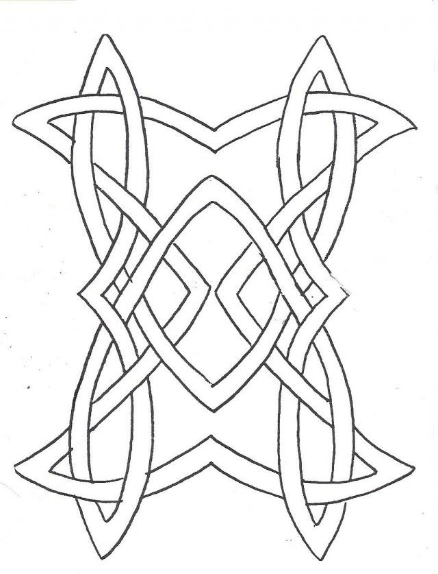 celtic knot coloring page