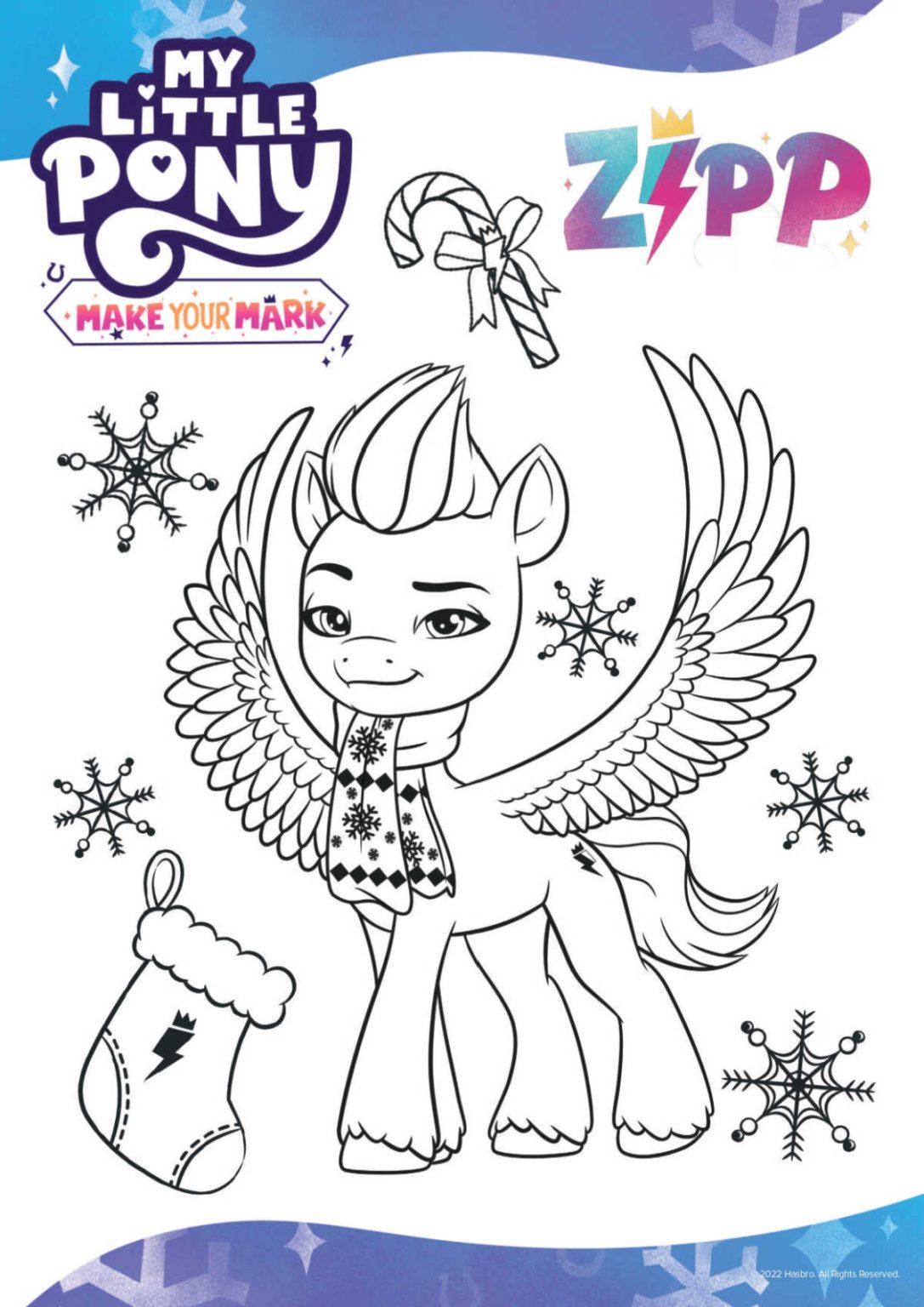 zipp my little pony coloring pages