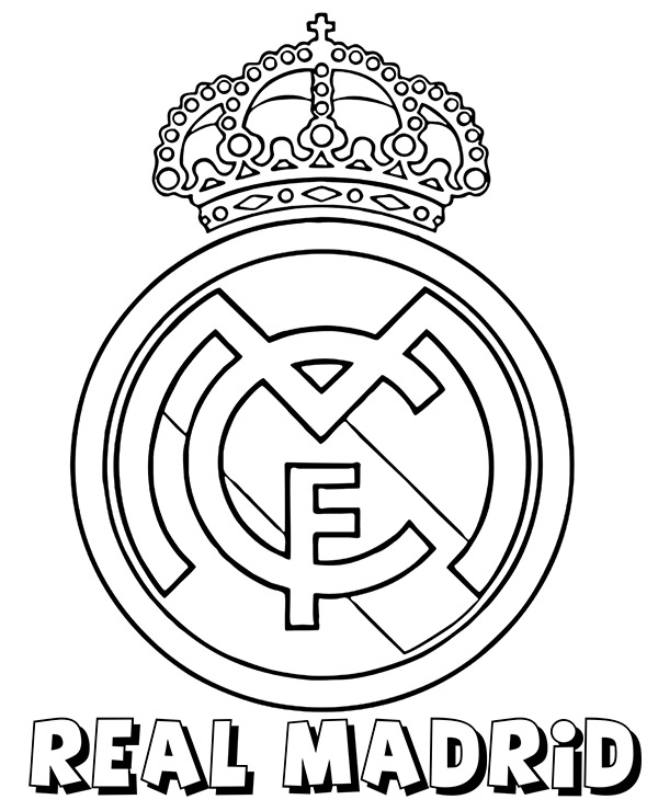 real madrid coloring pages