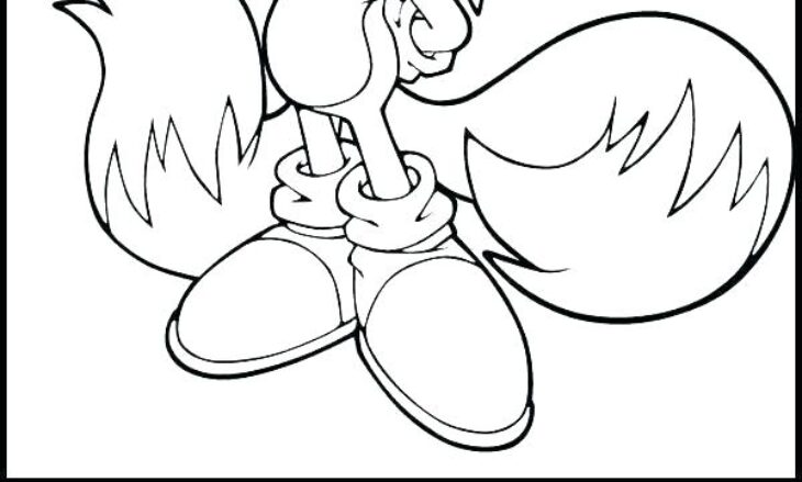 Tails Coloring Pages Coloring Tails