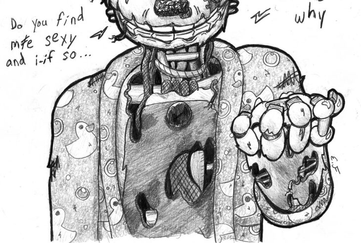 Springtrap Fnaf Coloring Pages Springtrap Trap Bonnie Ignited Freddy Sketches Progress