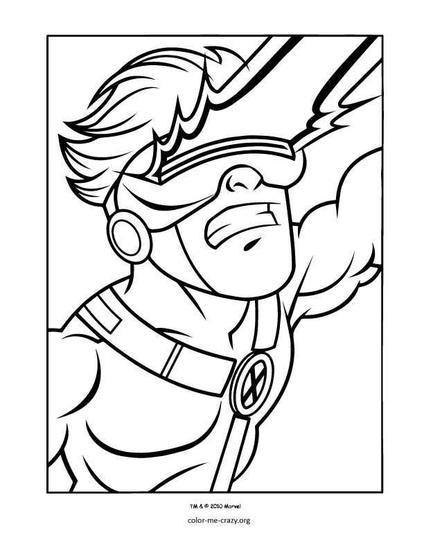 super hero squad coloring pages