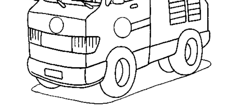 Tow Truck Color Page Tow Truck Coloring Page